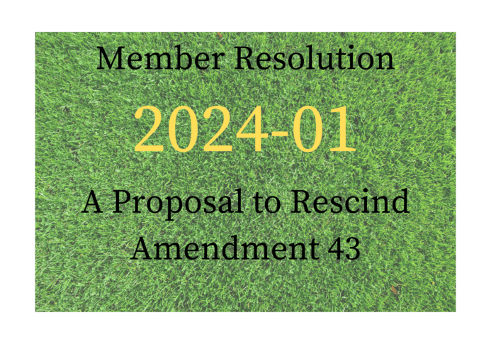 Member Resolution 2024-01