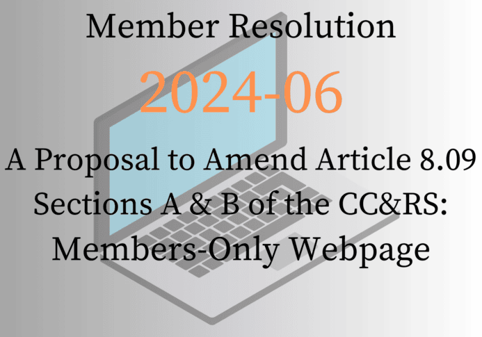 Member Resolution 2024-06